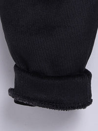 Moms Love Infant Boys Ribbed Velvet-Finish Pure Cotton Sweatshirt With Joggers