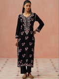 Rumah Wanita Chikankari Kurta Chikankari Sulaman Bunga