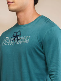 Being Human Men Typography Printed Round Neck Cotton T-shirt