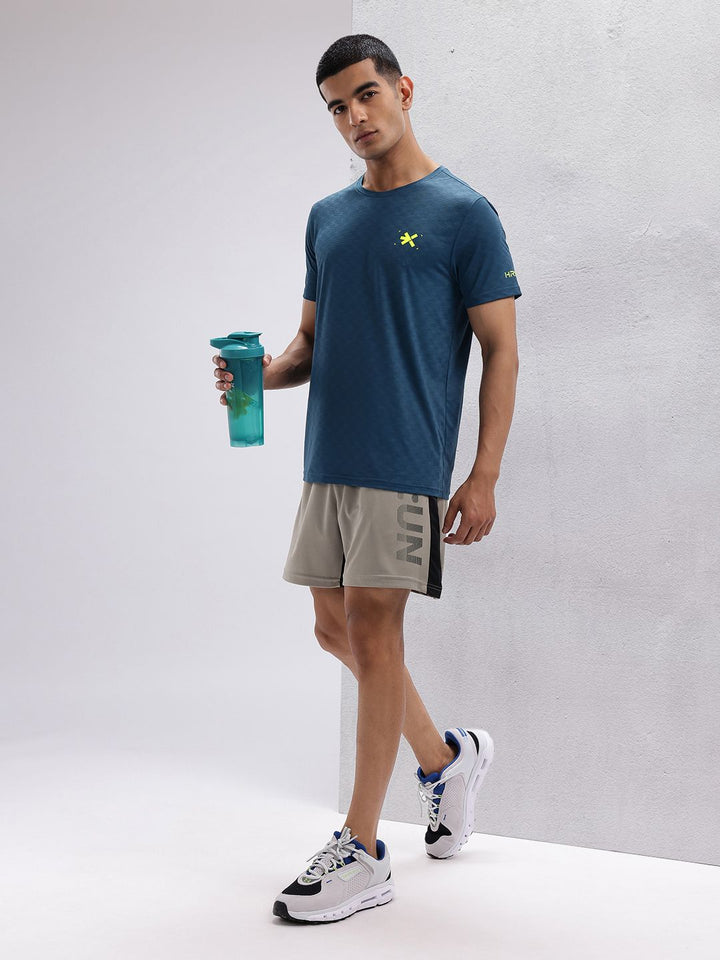 HRX by Hrithik Roshan Men Striped Rapid-Dry Running Sports Shorts