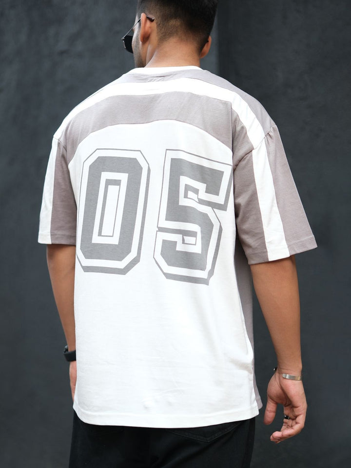 Powerlook Men Typography Printed Round Neck Cotton Oversized T-Shirt