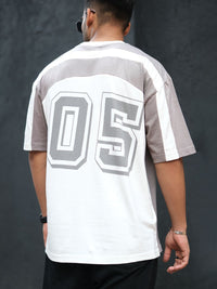 Powerlook Men Typography Printed Round Neck Cotton Oversized T-Shirt