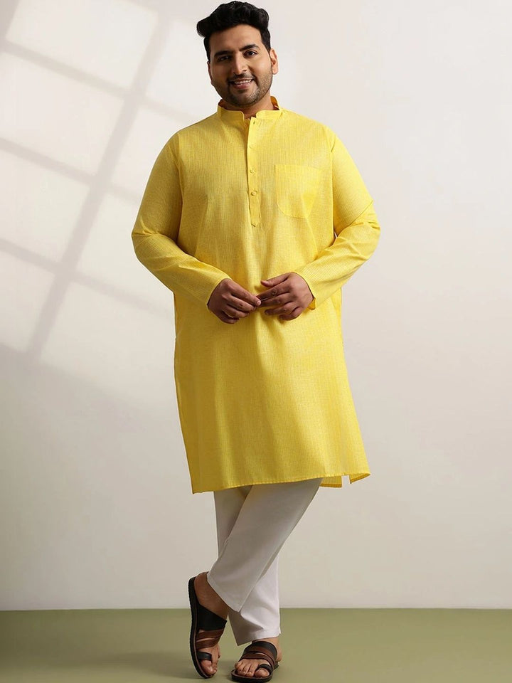 SOJANYA PLUS Men Regular Pure Cotton Kurta with Pyjamas