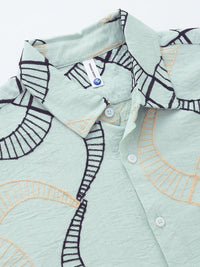 Thomas Scott Men Embroidered Regular Fit Casual Shirt