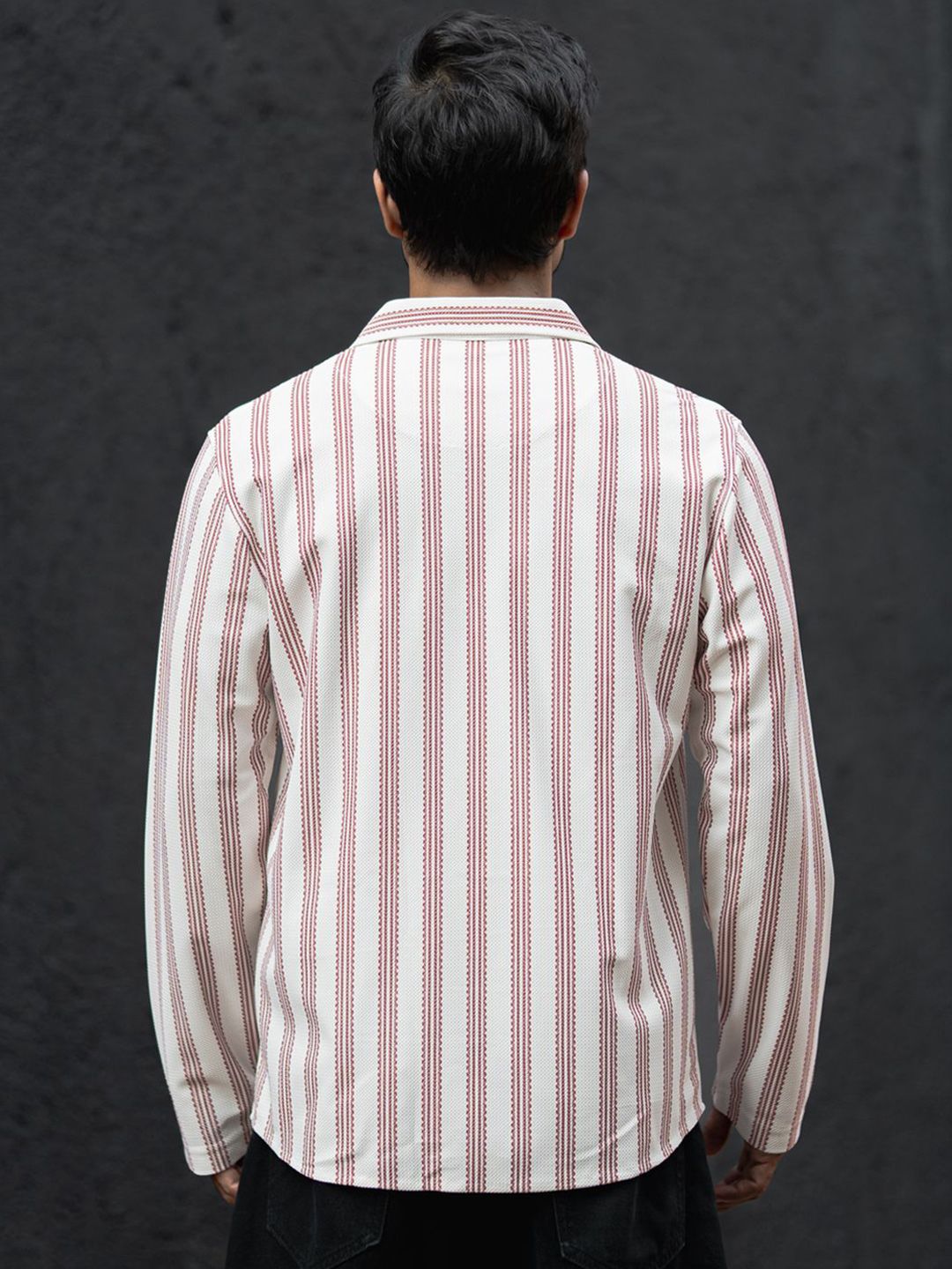 Powerlook Men Multi Stripes Opaque Striped Casual Shirt