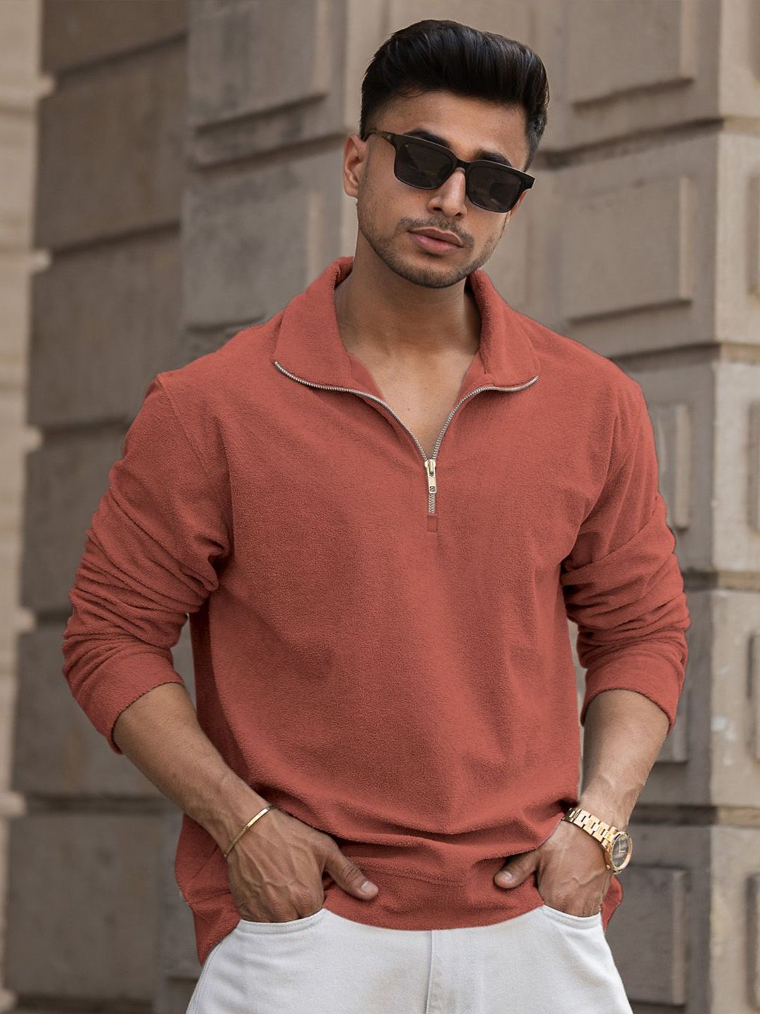 Powerlook Men Polo Collar T-shirt