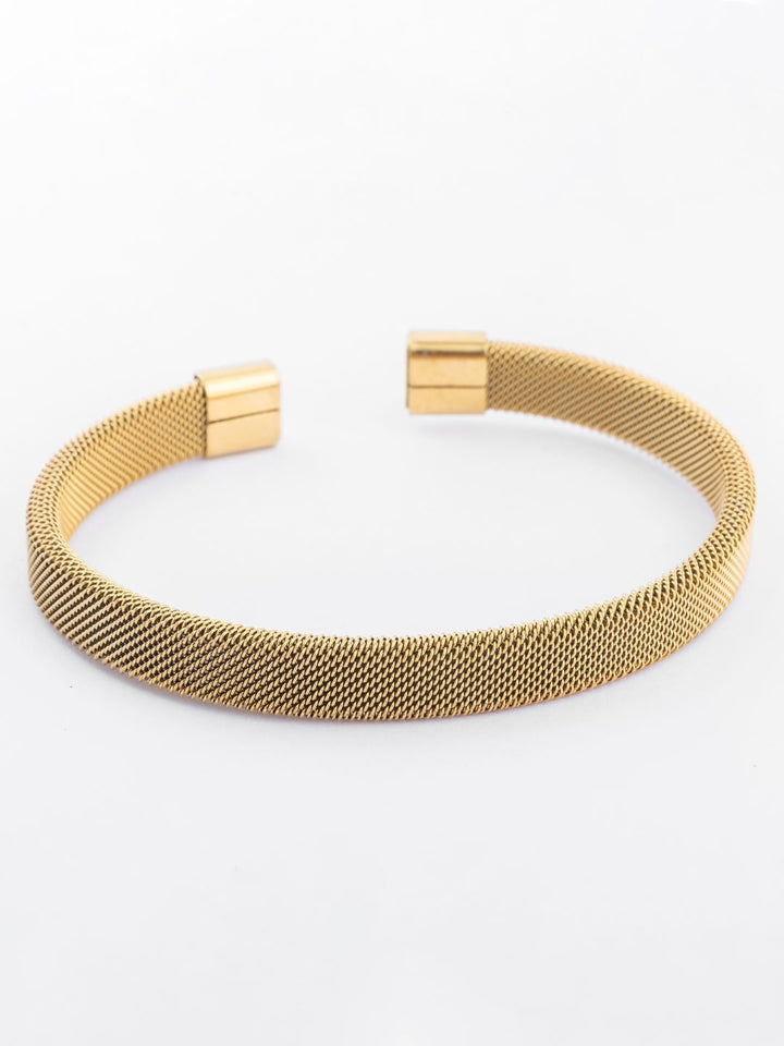 VOGUE PANASH Wanita Brass Gold-plated Bangle-Style Bracelet