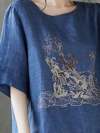 DressBerry Graphic Printed Round Neck T-shirt