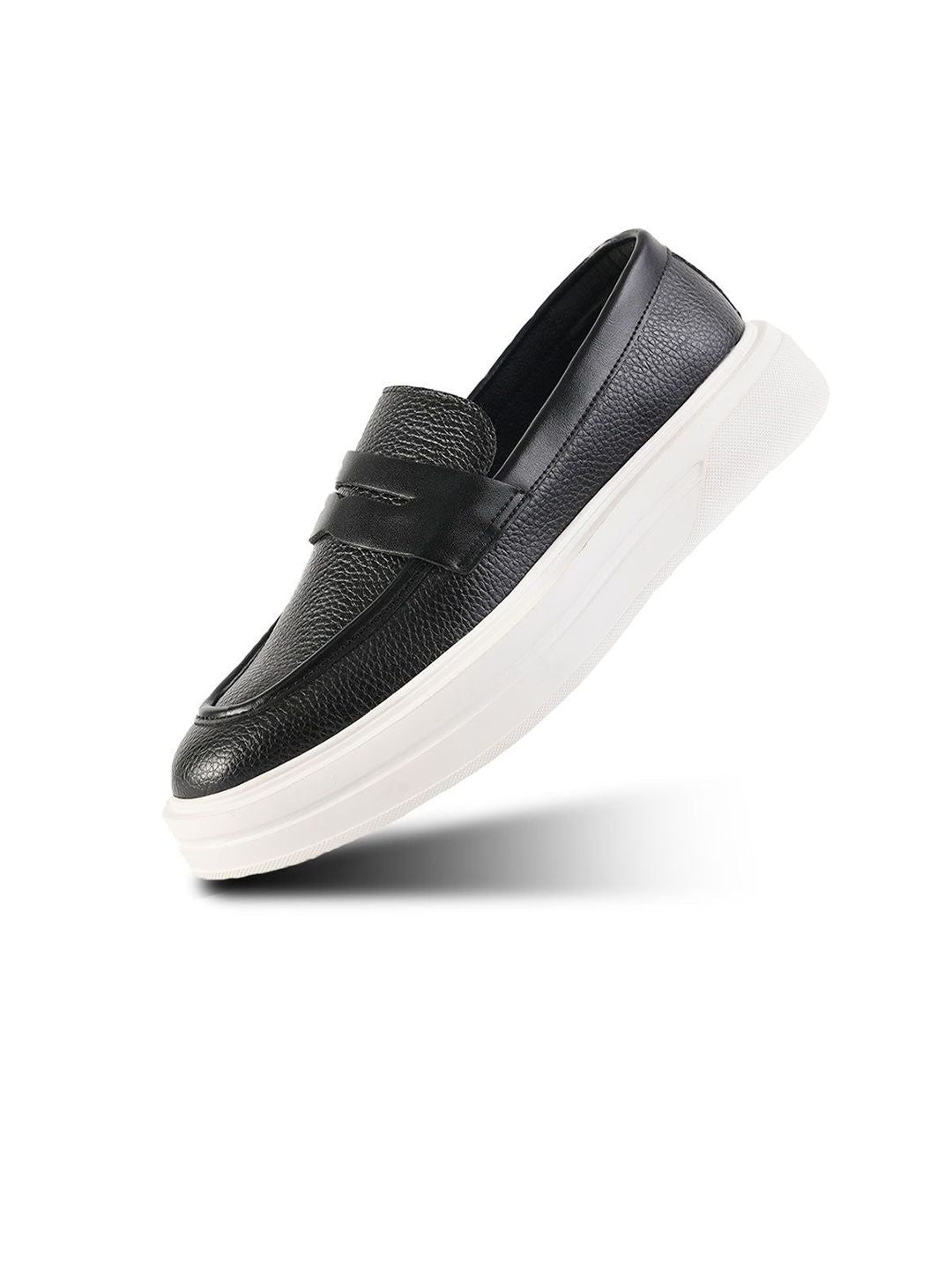 MONKSTORY Sneakers Slip-On Chunky Luxe - Hitam Diraja