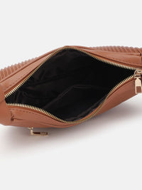 DressBerry Quilted Structured Shoulder Bag