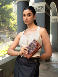 ZOUK Women Kashmir Blooms Kyra Flap Wallet