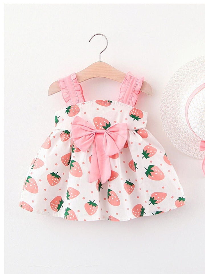 YK Print Fit & Flare Dress
