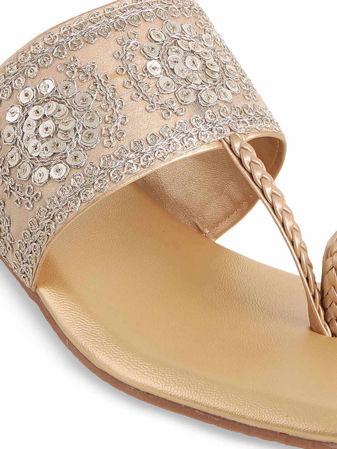 Metro Embellished Block Sandals