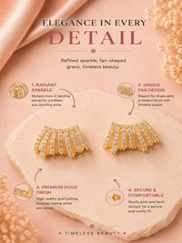 VOGUE PANASH Geometric Studs Earrings