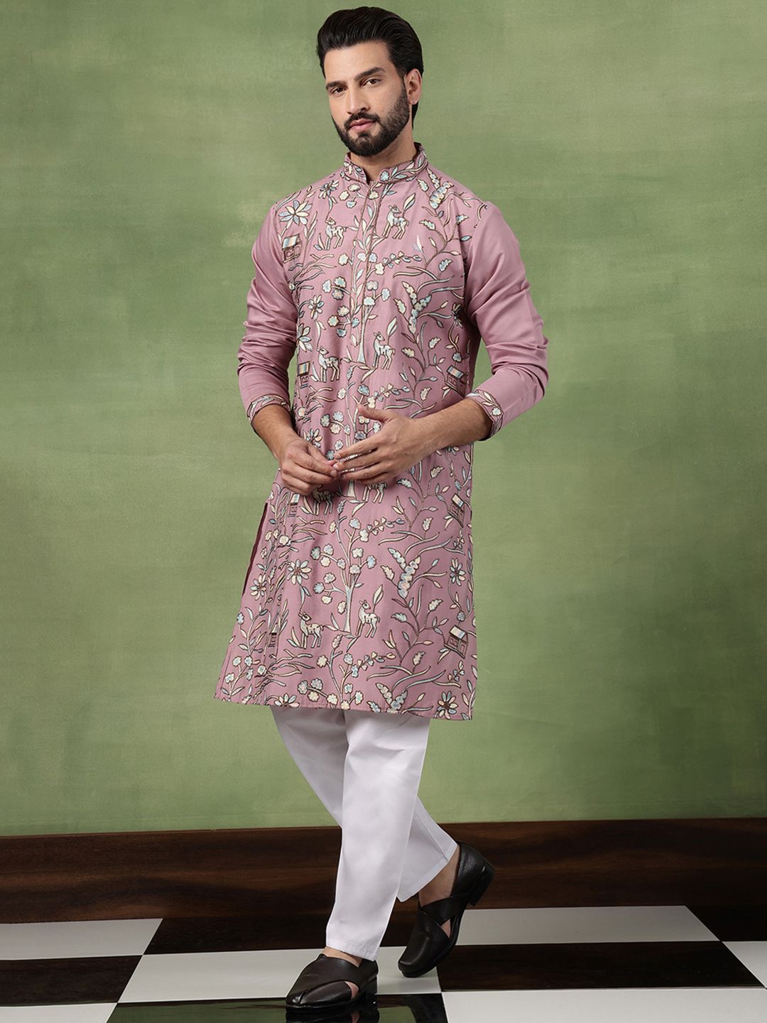 Anouk Men Embroidered Kurta
