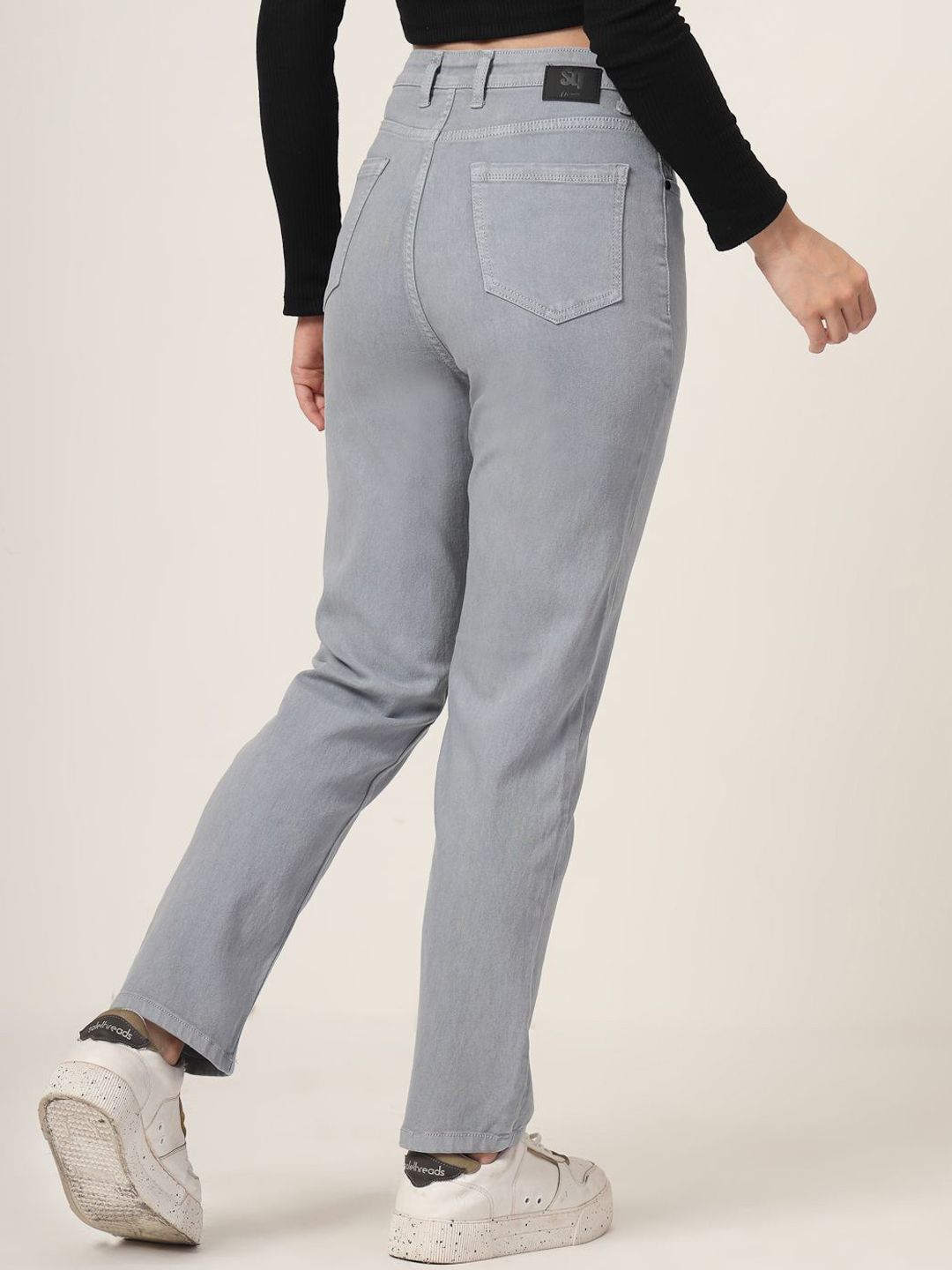 Style Quotient Women Straight Fit High-Rise Stretchable Denim Jeans