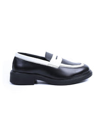 MONKSTORY Lelaki Black Loafers