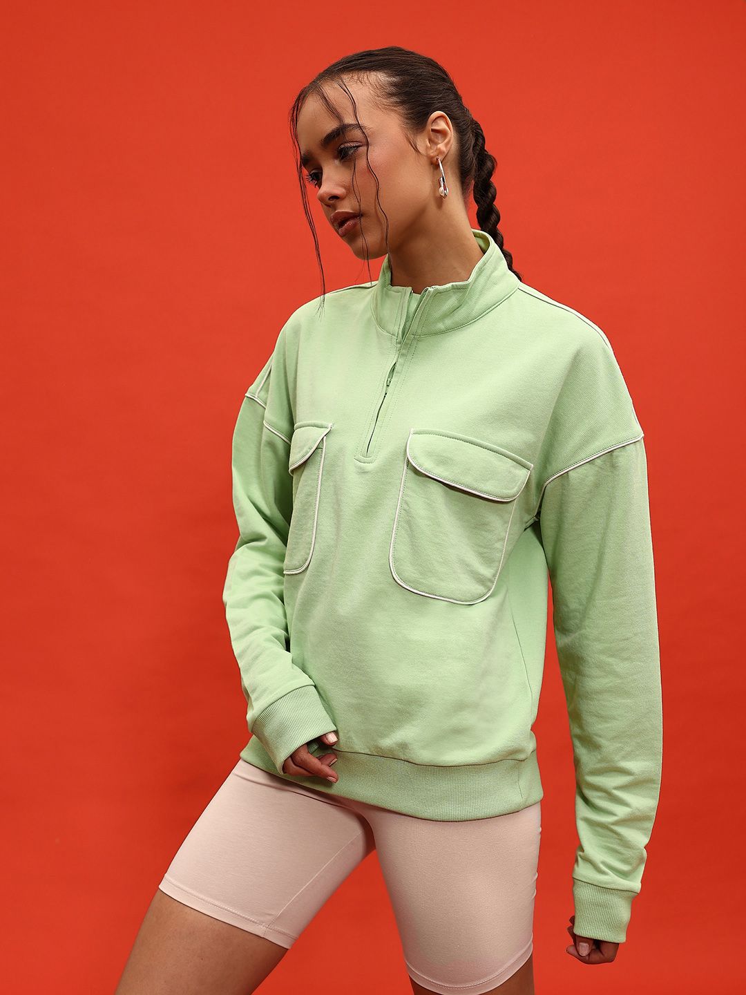 DressBerry Pocket Detail Sweatshirt