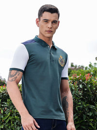 Thomas Scott Polo Collar Raw Edge Regular Fit T-shirt