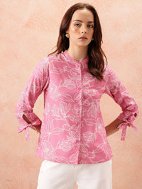 all about you Women Floral Opaque Printed Casual Shirt