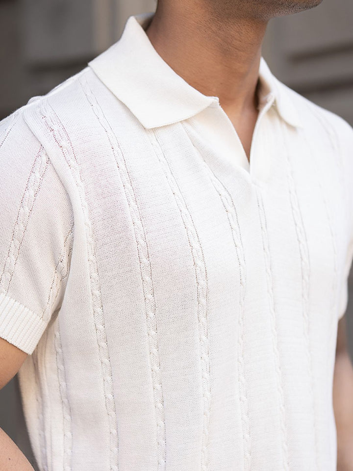 Powerlook Men Polo Collar T-shirt