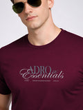 ADRO Men Typography Printed T-shirt