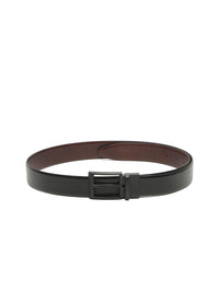 Teakwood Leathers Men Textured Leather Reversible Formal Belt