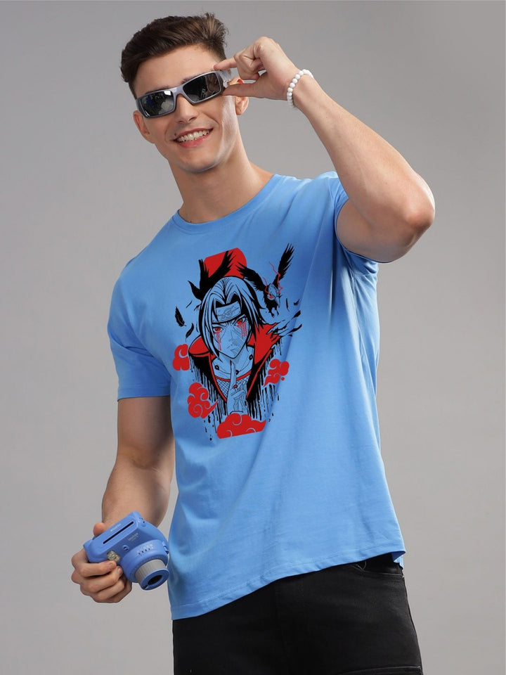 ADRO Men Typography Printed Applique T-shirt