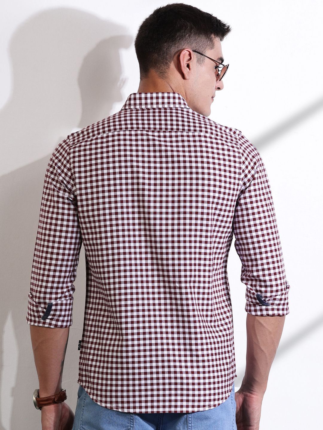 Thomas Scott Men Other Checks Casual Shirt