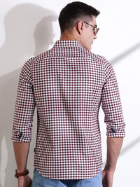 Thomas Scott Men Other Checks Casual Shirt