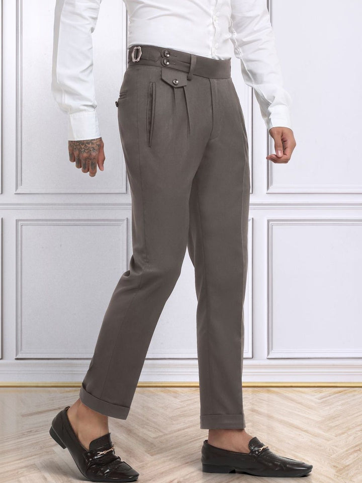 Moda Rapido Men Slim Fit Easy Wash Trousers