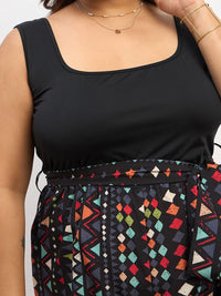 Berrylush Curve Printed Jumpsuit