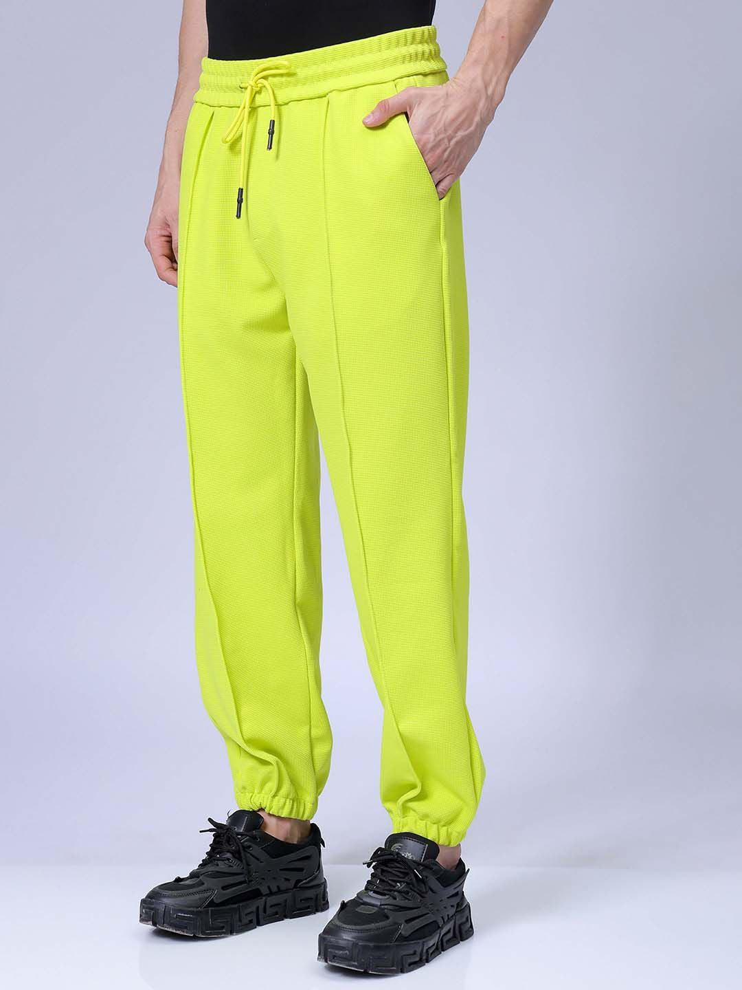 The Indian Garage Co Men Loose Fit Joggers Trousers