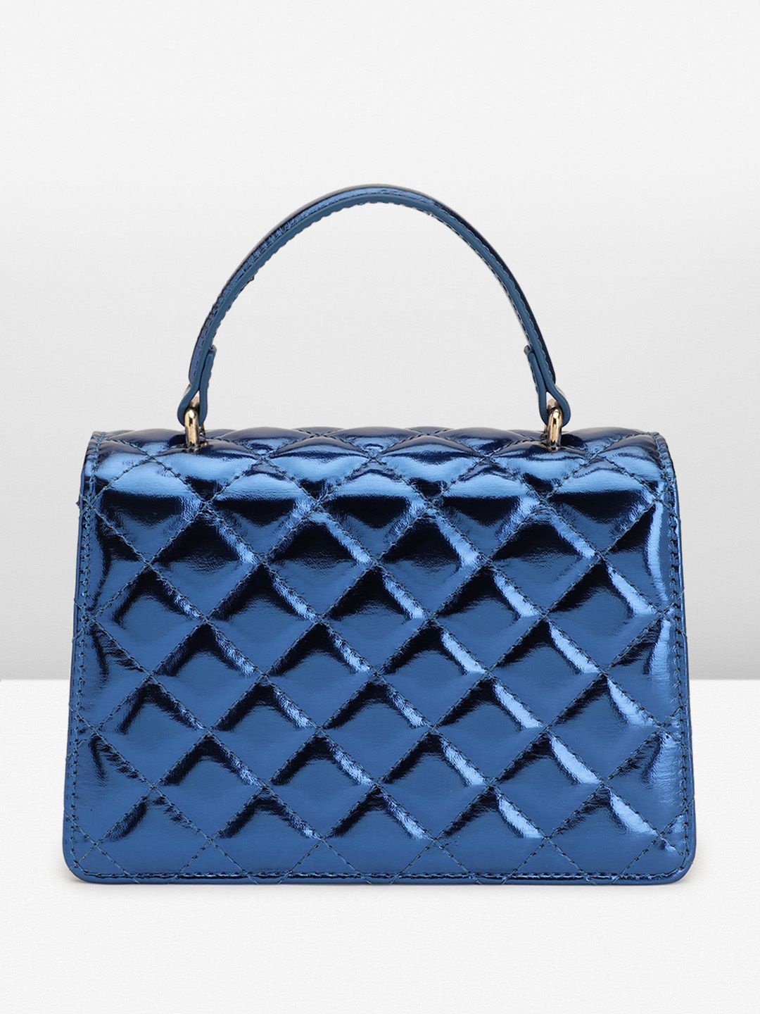 Lino Perros Quilted Structured Handheld Bag