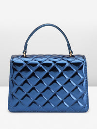 Lino Perros Quilted Structured Handheld Bag