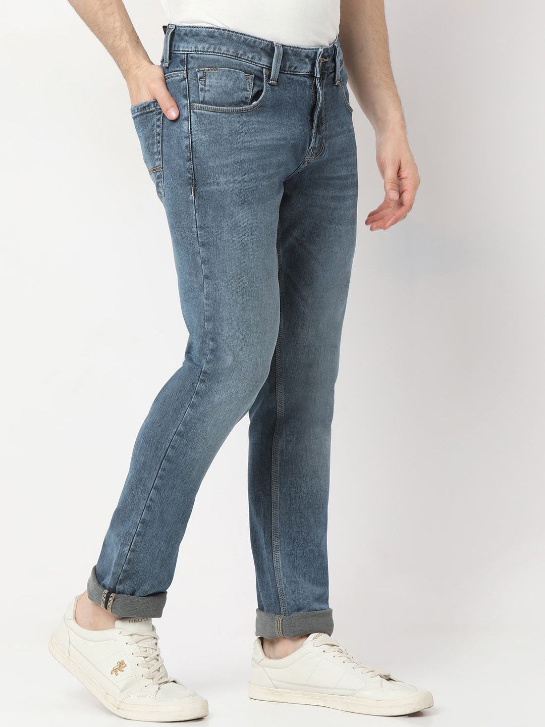 SPYKAR Men Slim Fit Low-Rise Stretchable Jeans