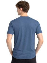 ADRO Typography Printed Round Neck Short Sleeves Regular Fit Pure Cotton T-shirt