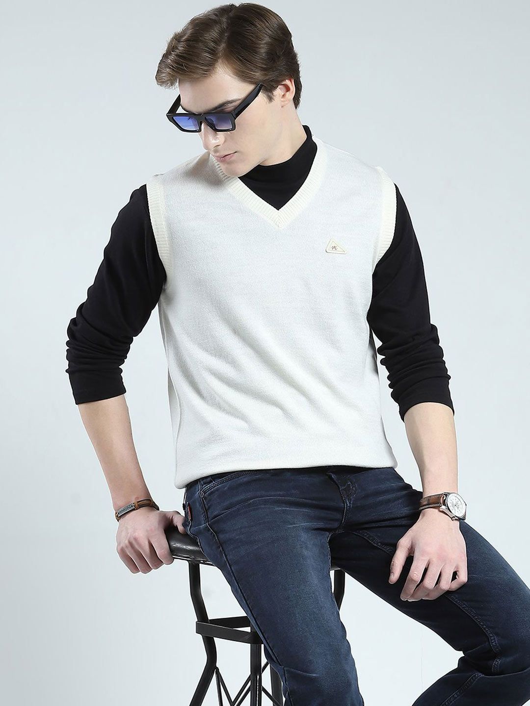 Monte Carlo Men Woollen Sweater Vest