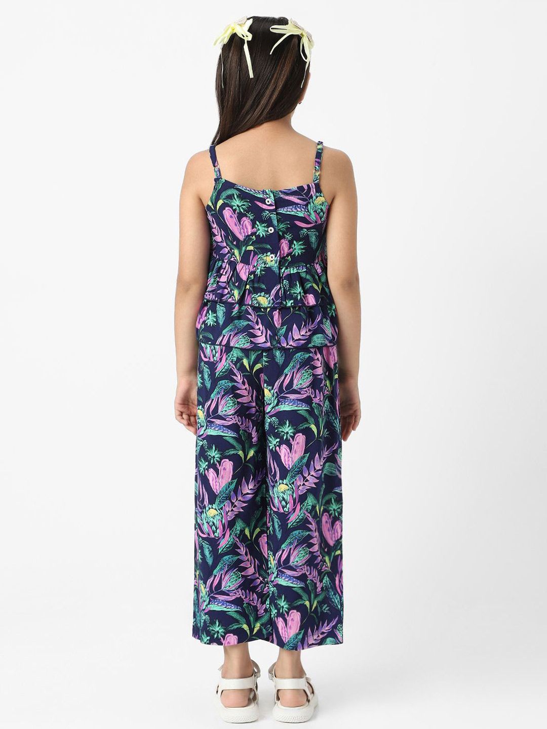 Nauti Nati Girls Printed Top with Palazzos