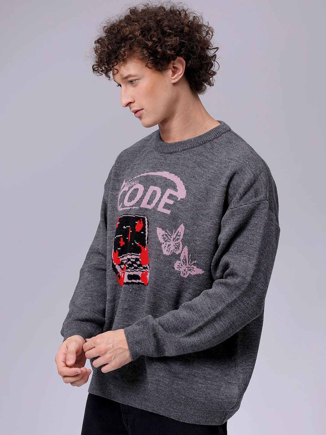 The Indian Garage Co Men Printed Pullover