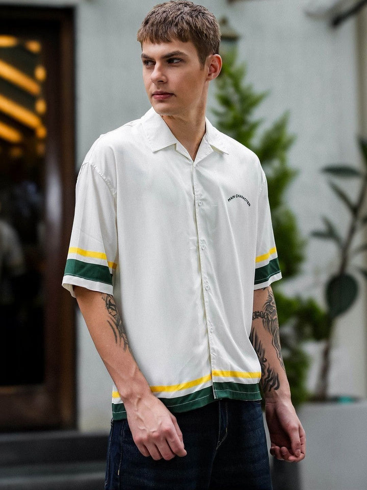 Eszett Men Colourblocked Casual Shirt