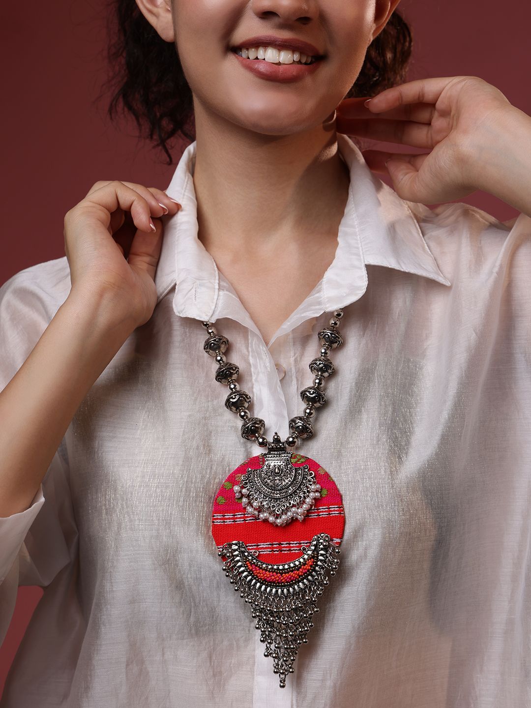 PANASH Silver-Plated Necklace