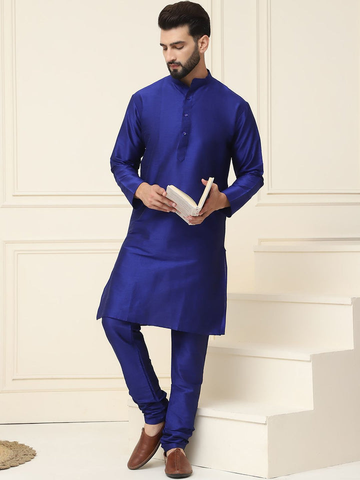 SOJANYA Mandarin Collar Kurta with Churidar