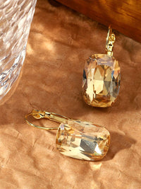 SALTY Gem Stone Studded Contemporary Celestial Drop Earrings