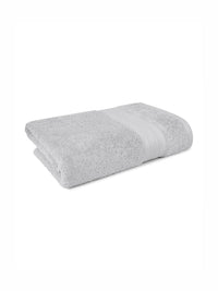 MYTRIDENT Silver-Toned Cotton 500 GSM Bath Towel