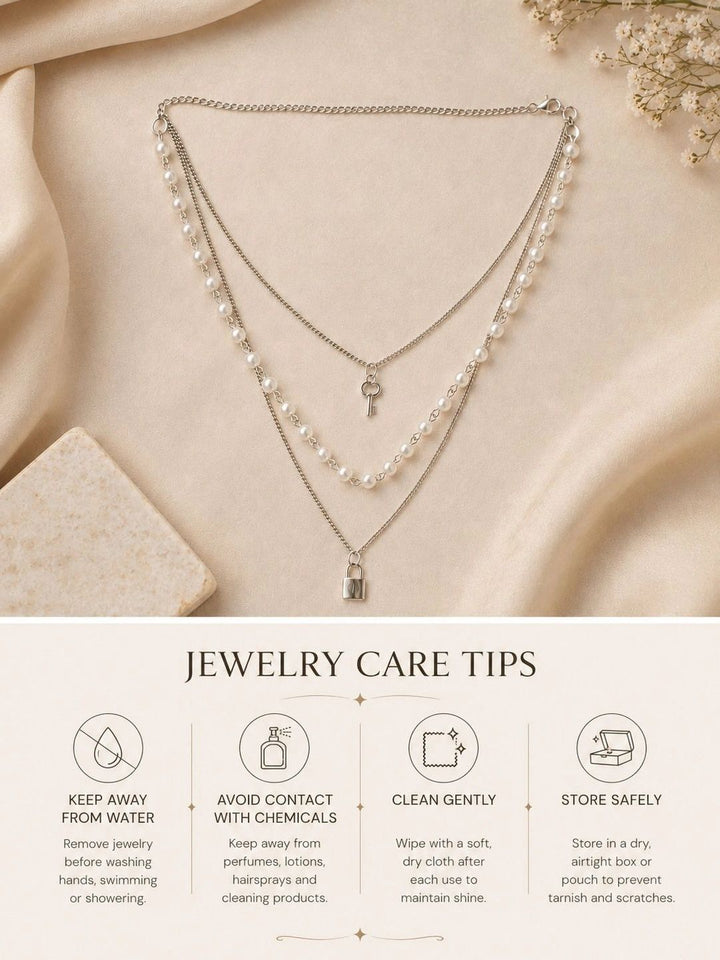 VOGUE PANASH Kalung Berlapis Perak Tembaga
