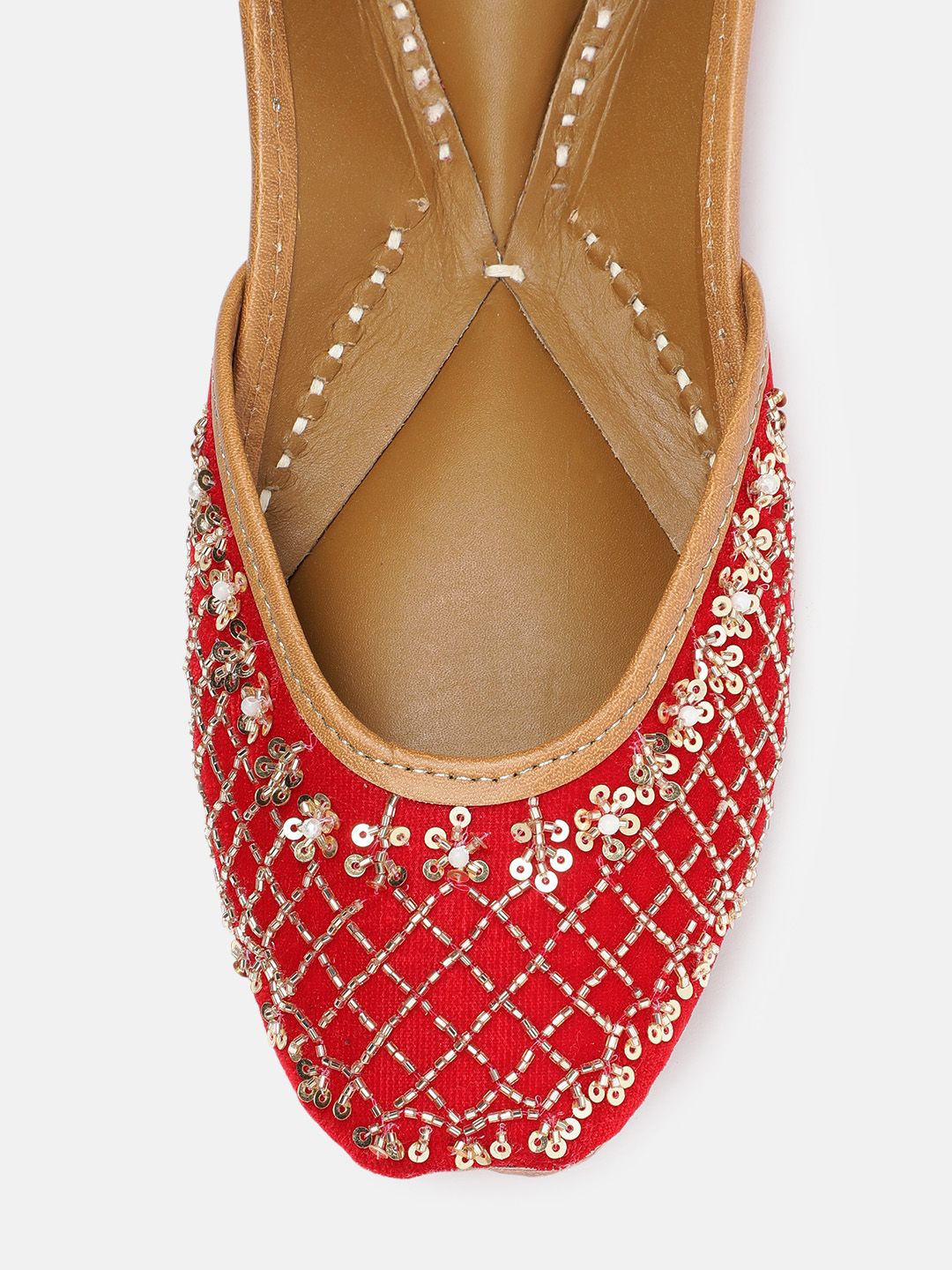 House of Pataudi Women Ethnic Embellished Mojaris