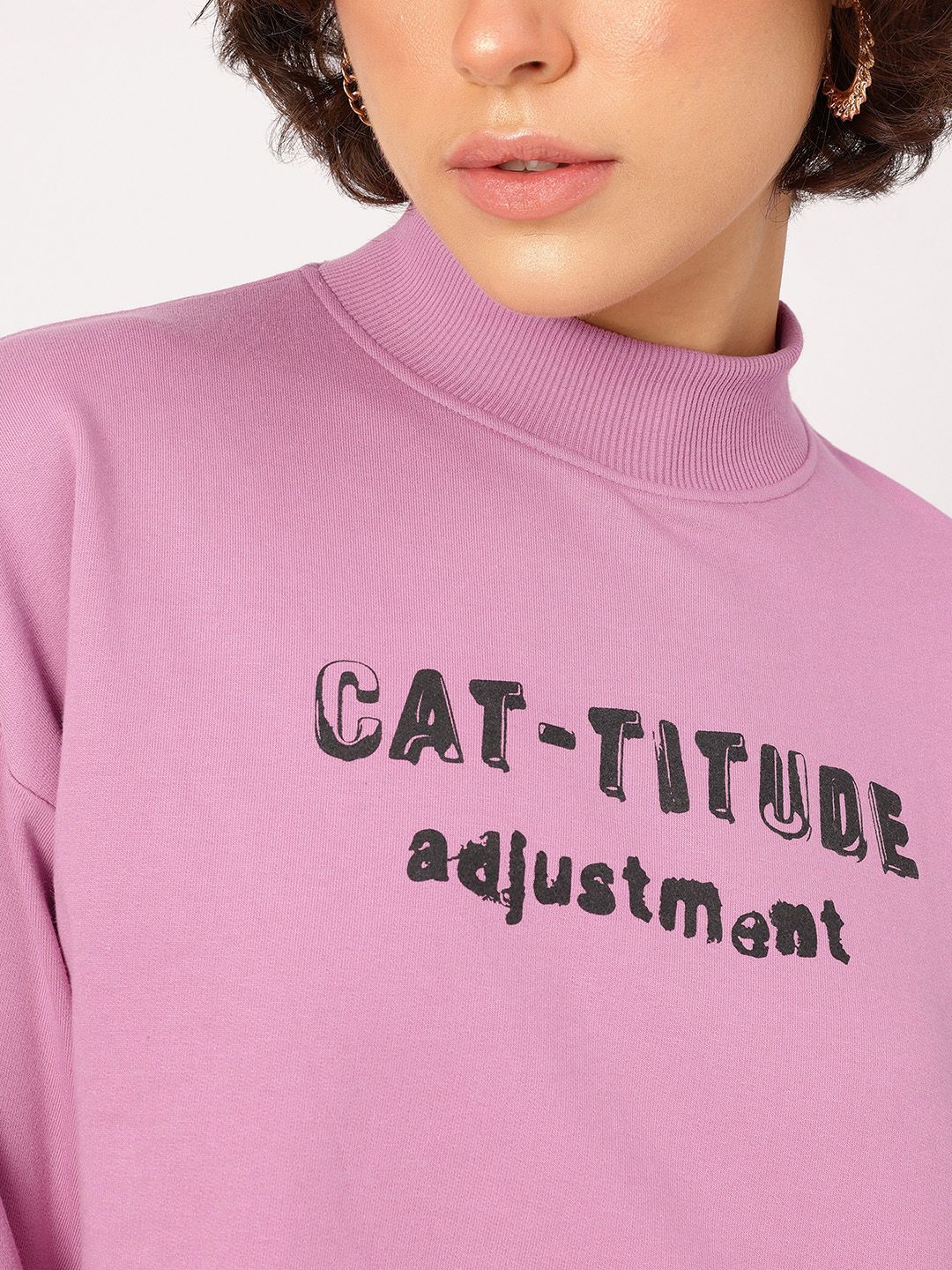 DressBerry Boxy Crop Sweatshirt