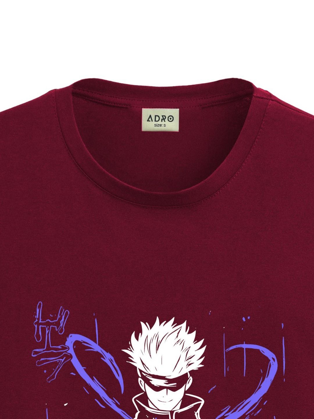 ADRO Men Typography Printed Round Neck Cotton Tshirt