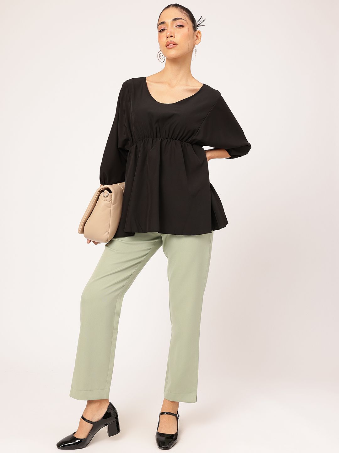 DressBerry High-Waisted Chic Empire Top